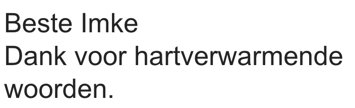 Inke Hutse met een 'n', niet Imke